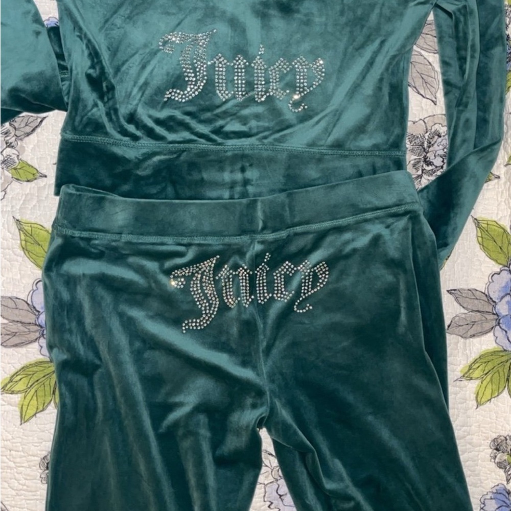 Juicy Couture Emerald Velour Set
